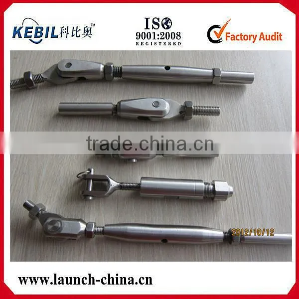 Wrought iron porch railings stainless steel wire tensioner