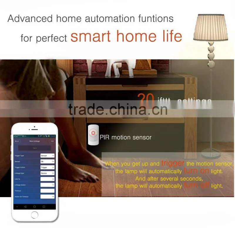 Newest TCP/IP smart home automation WiFi alarm system with IP camera & GSM WiFi GPRS home alarm system WiFi