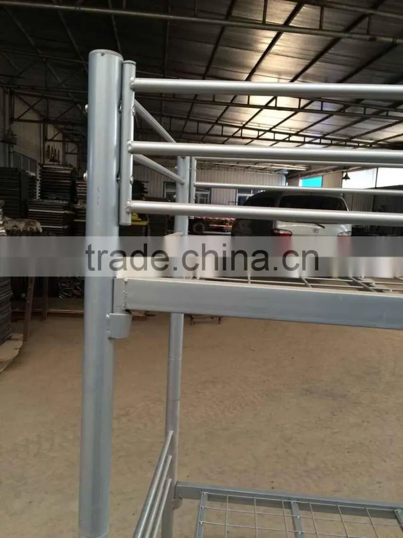 Hebei Bazhou detachable strong wrought iron metal bunk bed