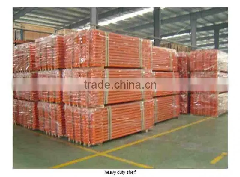 Factory custom upright beam of steel pallet rack for sale