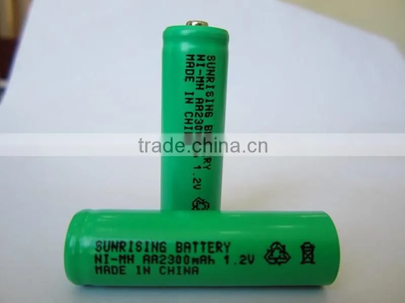 hot sale Ni-MH AA rechargeable battery 2300mAh nimh battery
