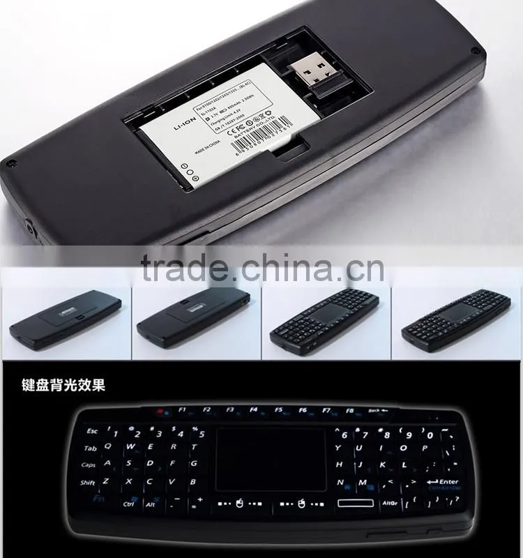 2.4GHz Mini Wirless keyboard for iPad PC, TV, Desktop, Laptop