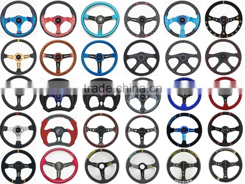 Chinese factory direct drift deep dish alloy steering wheel