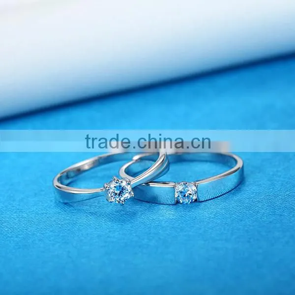 925 silver hot sale Newest Unique ring made with Chinese 3A zircon