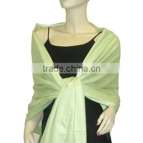 100% viscose womens pashmina shawl