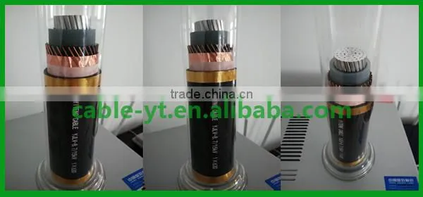 8.5/15KV Underground Galvanized Steel Wire Armoured Power Cable for Construction