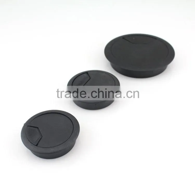 Black Rubber Hole Plugs