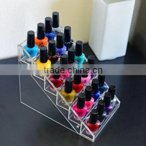 Specialized in manufacturing New Clear Acrylic Nail Polish Display Case,OEM or ODM!