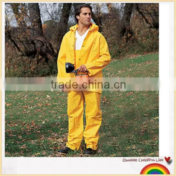 Adult pvc suspender rainsuit trouser