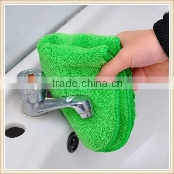 Kitchen dish cup sponge chenille microfiber chenille towel