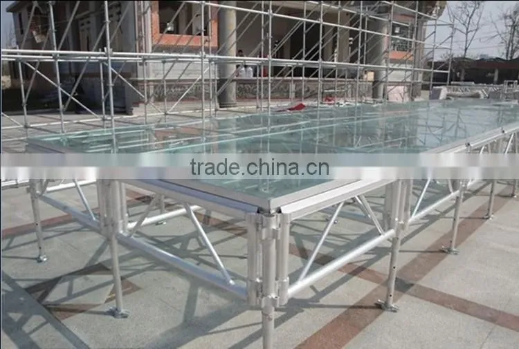 Aluminum portable wedding stage