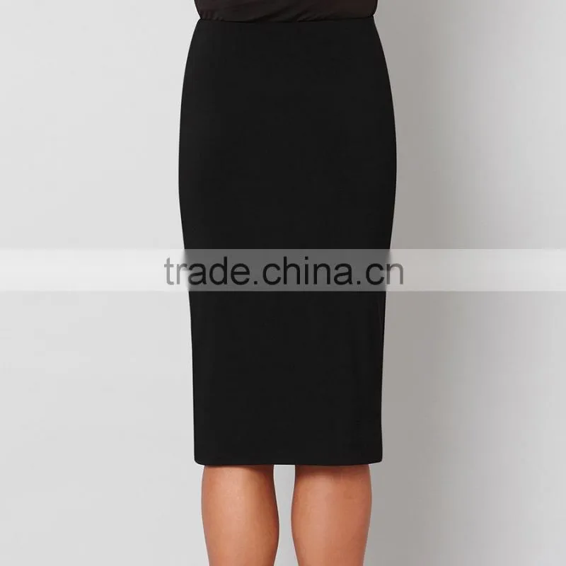 New women fashion high-waisted midi pencil skirt