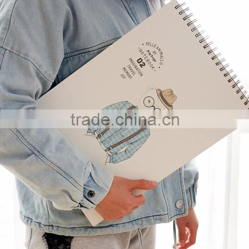 Kraft paper notebook A4 spiral notebook