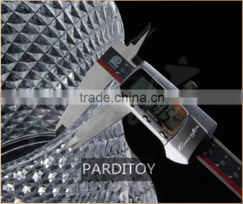 Bar cylinder shape diamond led lighted champagne ice bucket