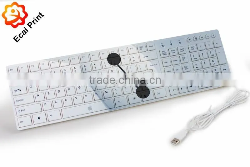 new model special heat transfer printed digital printing usb keyboard