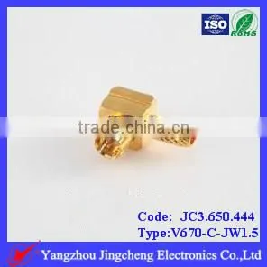 V670 connector male 90 right angle for mobile phone