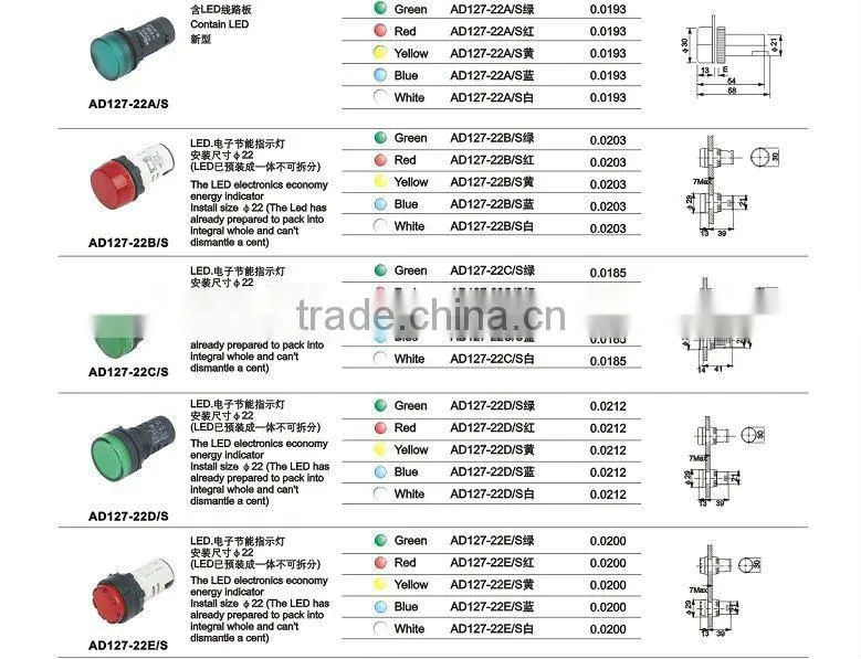 High Quality AD16 Signal Indicator Factory