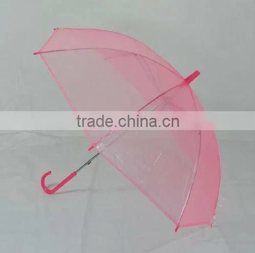 cheap poe transparent rain umbrella