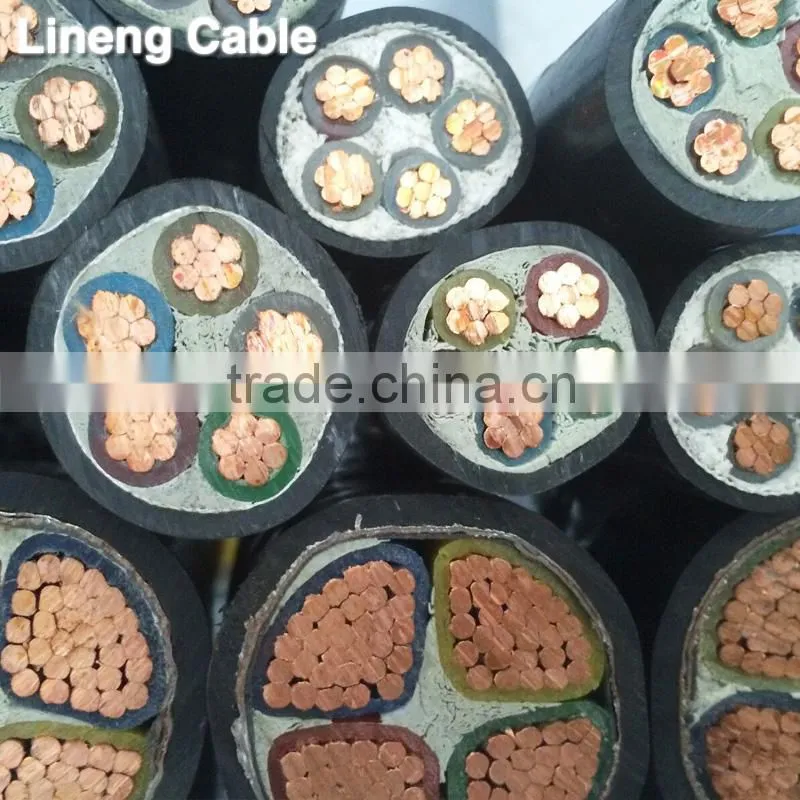 Hebei Lineng 0.6/1kv 4 core Copper Power Cable 240 SQ MM