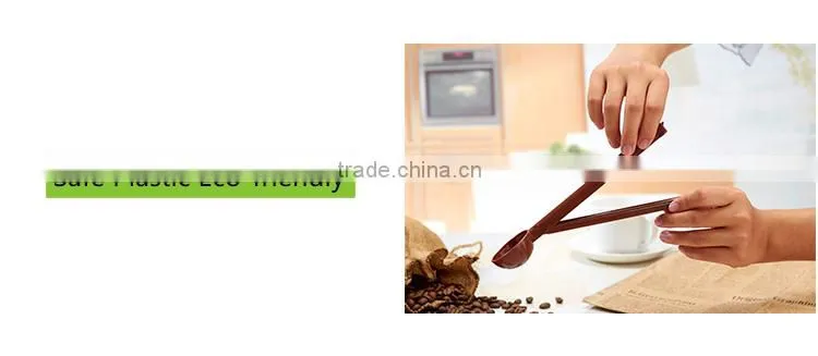 Ice Cream Tea Coffee Handled Long Handle Spoons plastic spoon Tableware Flatware