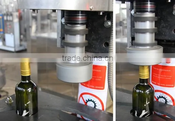 Automatic glass bottle alcohol / alcoholic drink filling machine