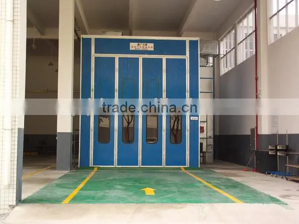 220V 60HZ standard down draft spray booth for trucks and buses