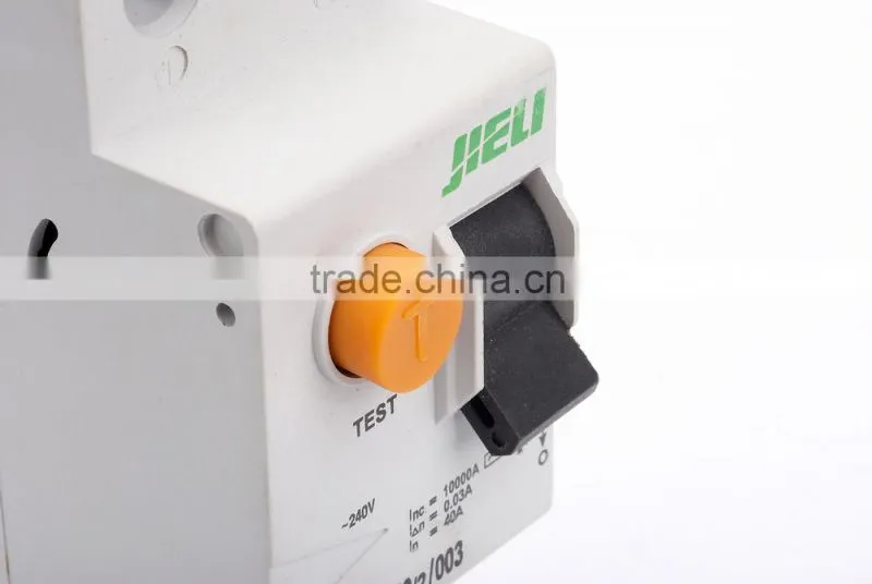 JIELI brand F8 type Low voltage Residual Current Circuit Breaker RCCB
