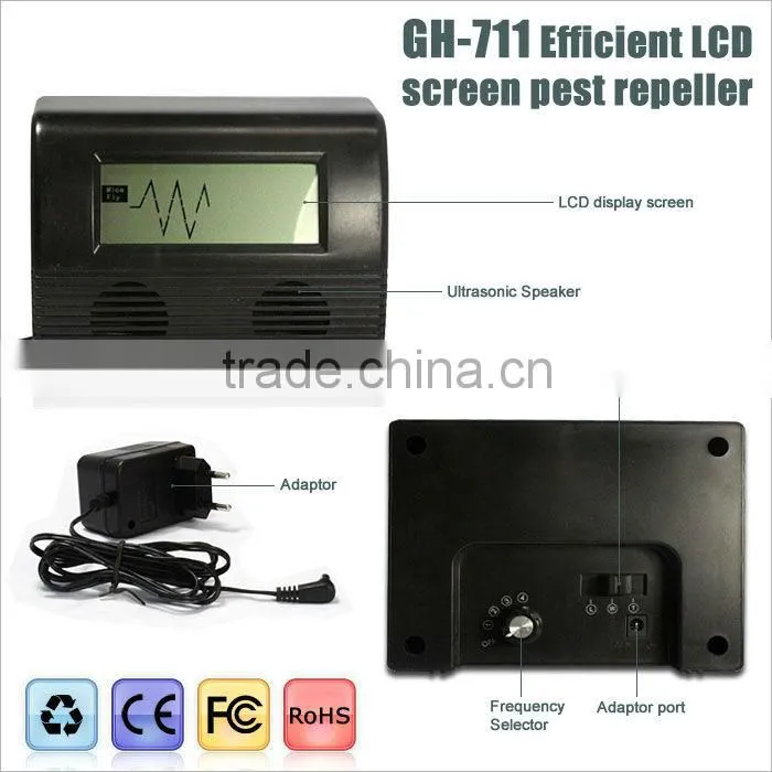 GH-711 LCD displayable ultrasonic pest control