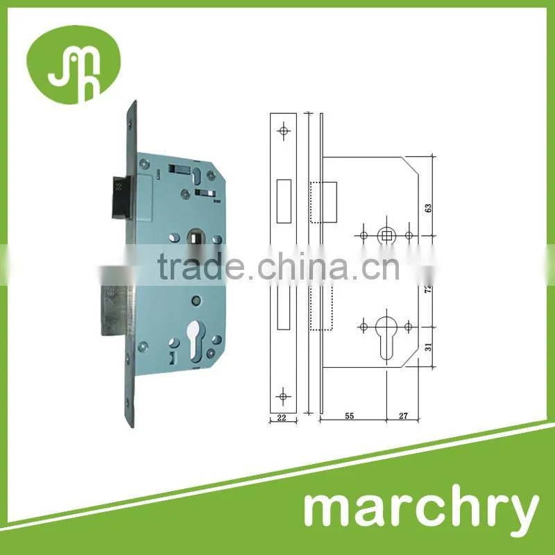 Europrofile stainless steel security door locks