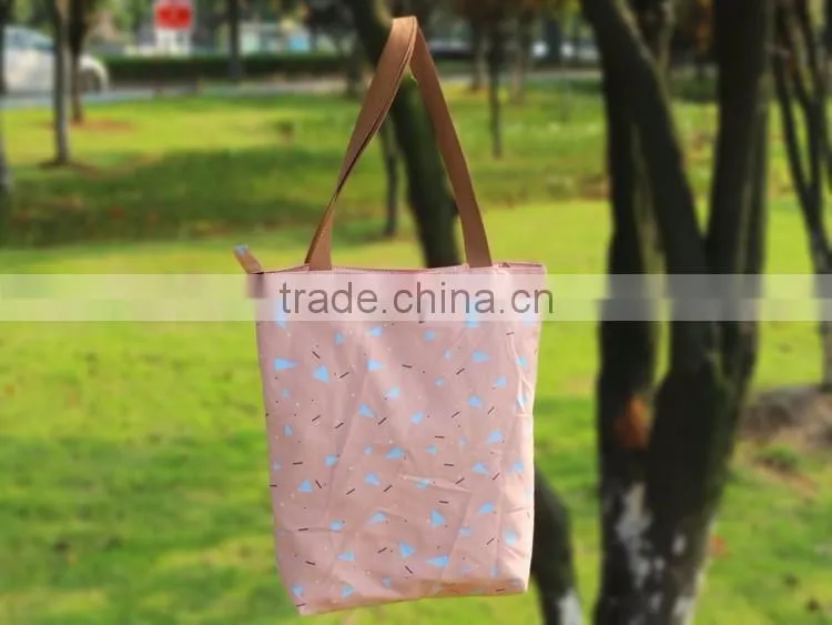 2016 hot selling beach tote bag cotton canvas beach bag