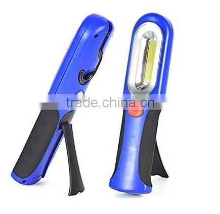 A-OK Wholesale ABS Plastic Work Light LED Torch Flashlight with Magnet and Hook
