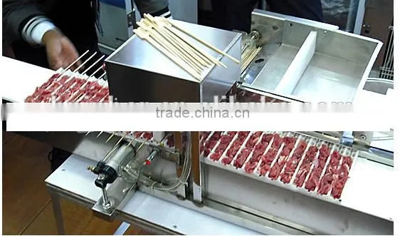 all kinds of seafood meat vegetable wear string production machine