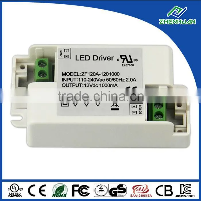 led power driver 12V 1000mA with 3 years warranty