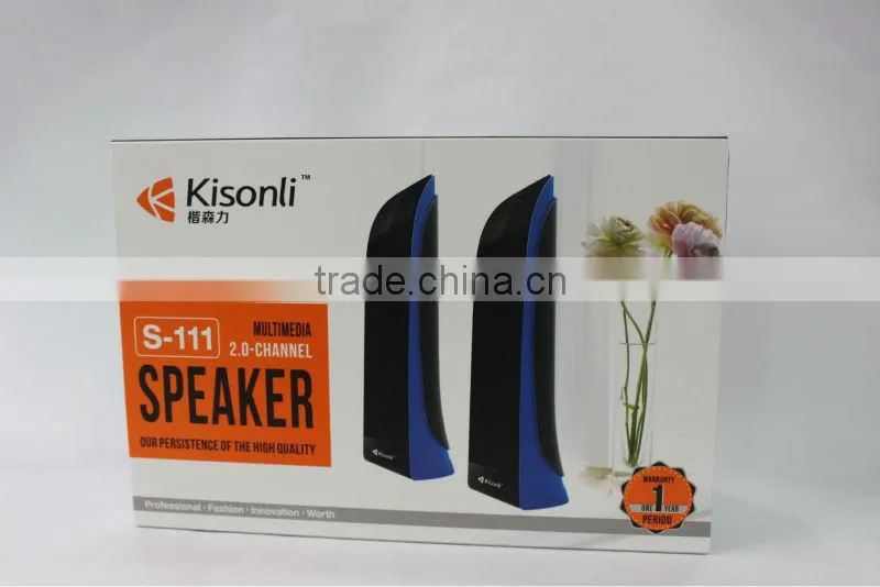 Factory Directly Supply USB Powered Stereo Speakers for MAC/PC & Laptop