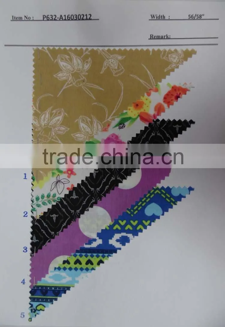 cotton printed shirting fabrics for women P6448-A16030217