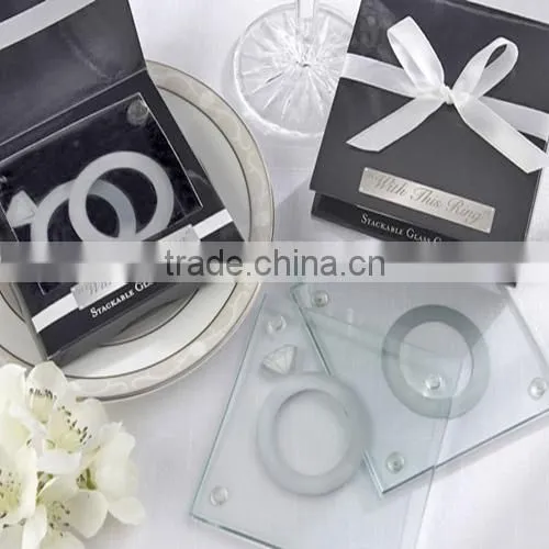Forever Photo Frosted Glass Coaster