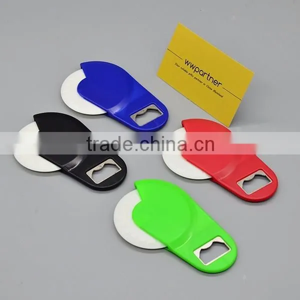 Custom Mini Pizza Cutter Wheel with Bottle Opener Wholesale