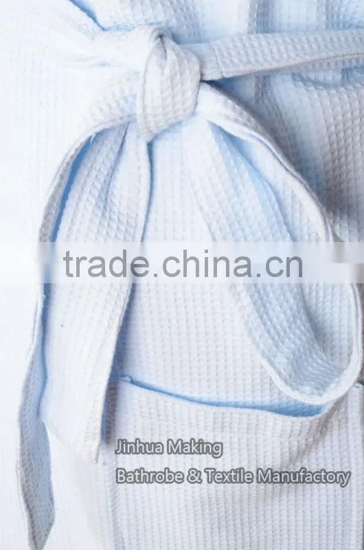 Cheap 100% cotton Unisex Waffle Weave Bathrobe