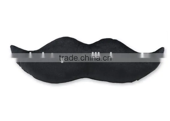 Plush Black Moustache Pillow - Birthday and Theme Party Supplies