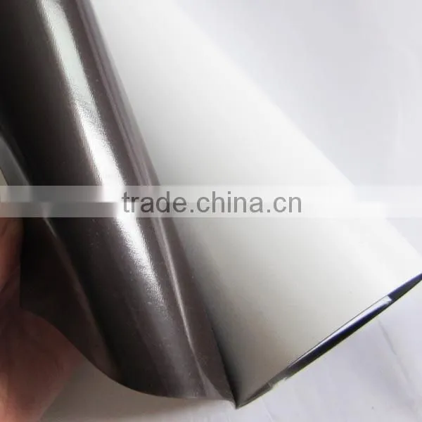 Printable flexible magnet with white pvc
