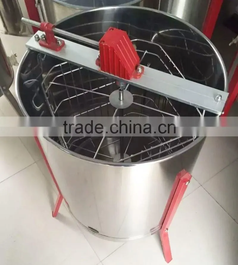 Trade Assurance! High Quality stainless steel manual type Honey Extractor with 2 frames,3 frames, 4 frames