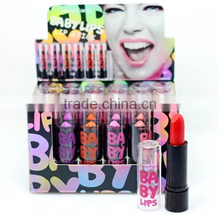 HENGFANG brand 24pcs/lot 6color matte longlasting lipstick
