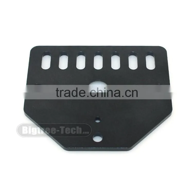Black color CNC&Kossel Threaded Rod Plate - NEMA 23 Stepper Motor for Openbuilds for V-Slot with 80*72*3mm 3D0271