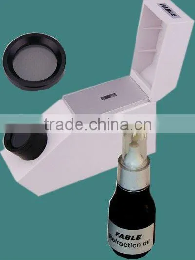 CZ prism refractometer for gem testing