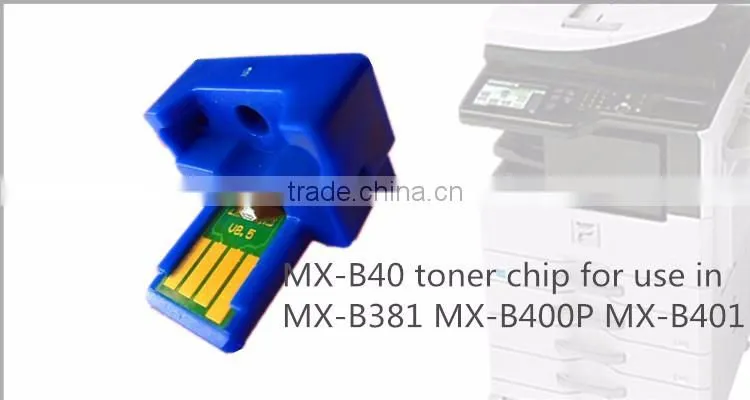 for sharp MX-B381 MX-B400P MX-B401 cartridge MX-B40 chip resetter