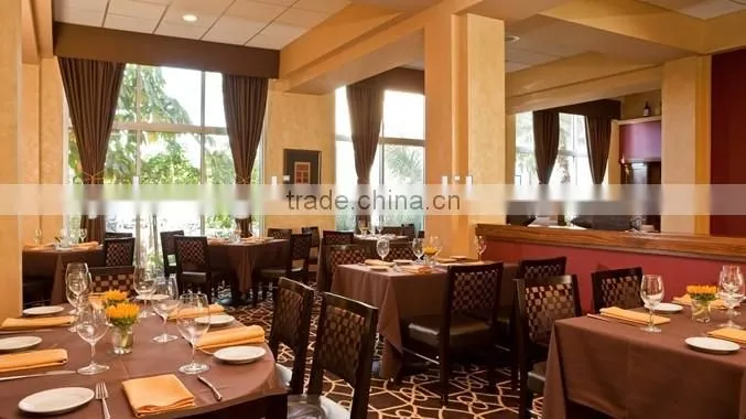 Solid wood table and chair modern for restaurant YR7030