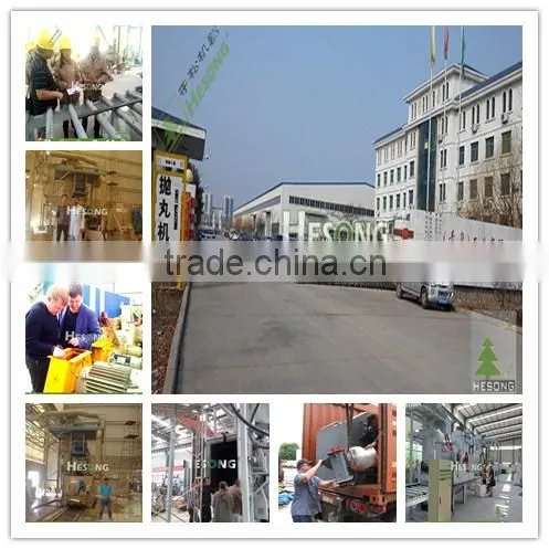 Coiled Wire Shot Blasting Machine / Steel Wire Descaling Machine