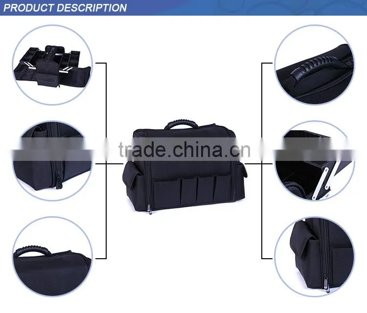 Best selling factory price multifunction travel cosmetic bag with multilayer drawers