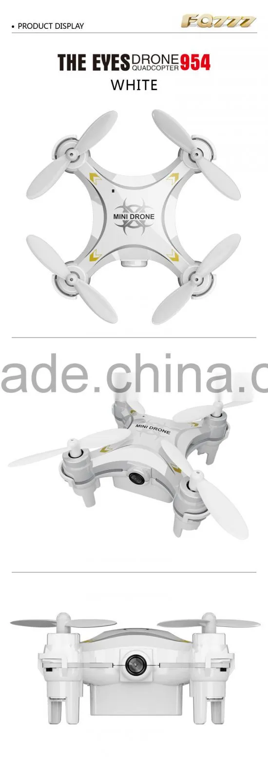 2016 New wifi control mini quadcopter with camera