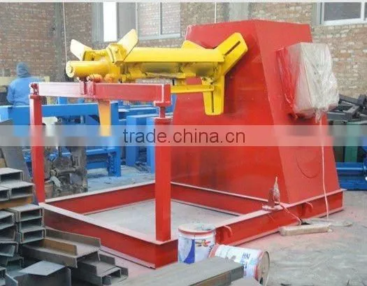 10T hydraulic decoiler for steel | aluminum coil